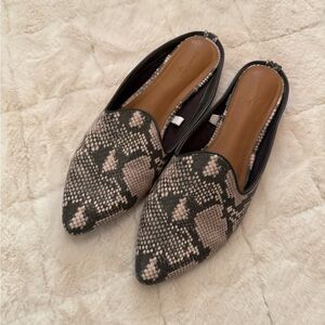 Snakeskin Patterned Loafers Universal Thread